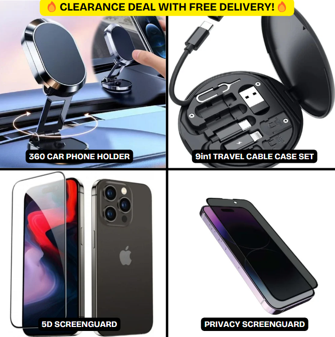 4 ITEMS COMBO CLEARANCE
