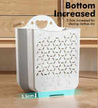 Collapsible Hanging Laundry Basket with Carry Handle