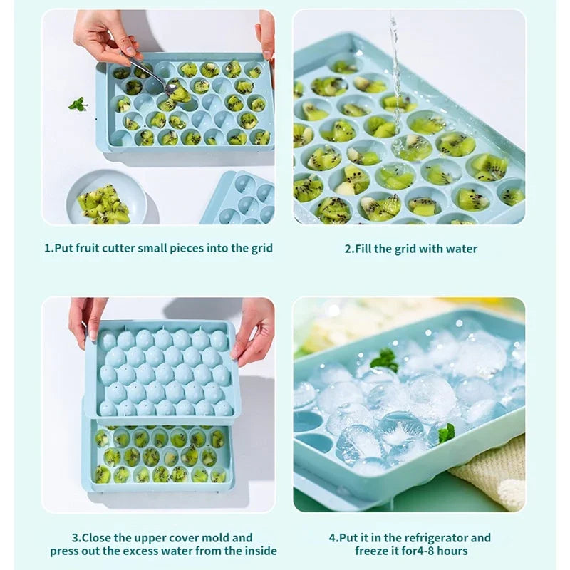 Ice Cube Sphere Mold - Blue Color ( Buy 1 get 1 FREE )