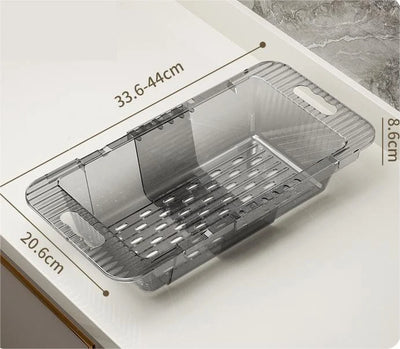 Retractable Vegetable Drainer Rack for Kitchen