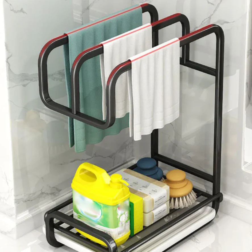 Dish Rag Drying Rack Kitchen Rag Organizer and Drying Rack – ACESHOPPERS UAE