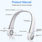 Hands Free Bladeless Neck Fan - MIX COLORS