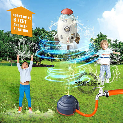 Hydro Launch Water Sprinkler Rocket Toy For Kids