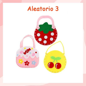 Sewing kit for making craft bags for children