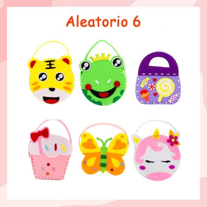 Sewing kit for making craft bags for children