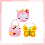 Sewing kit for making craft bags for children
