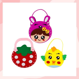 Sewing kit for making craft bags for children