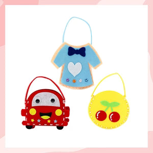 Sewing kit for making craft bags for children