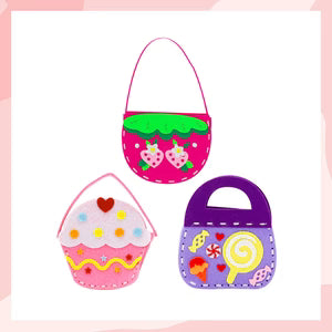 Sewing kit for making craft bags for children