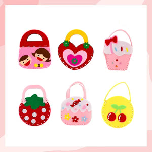 Sewing kit for making craft bags for children