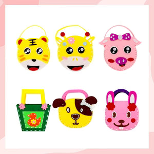 Sewing kit for making craft bags for children