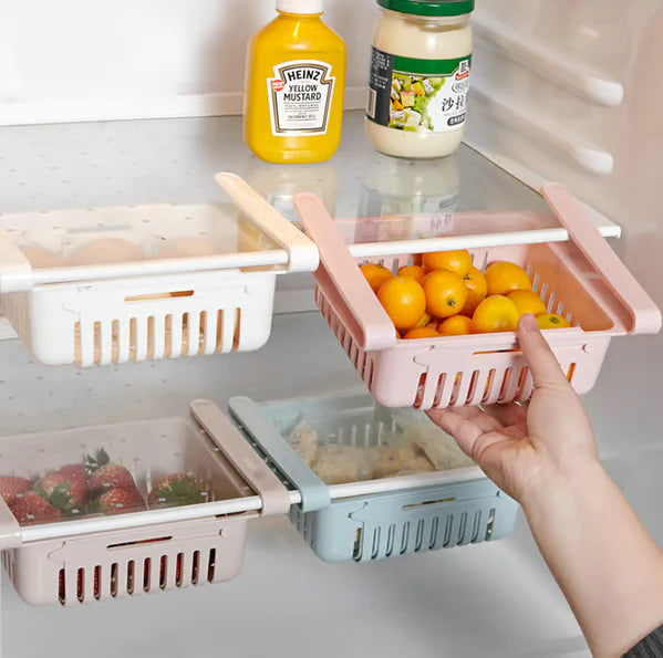Refrigerator storage basket rack Set of 4 pieces