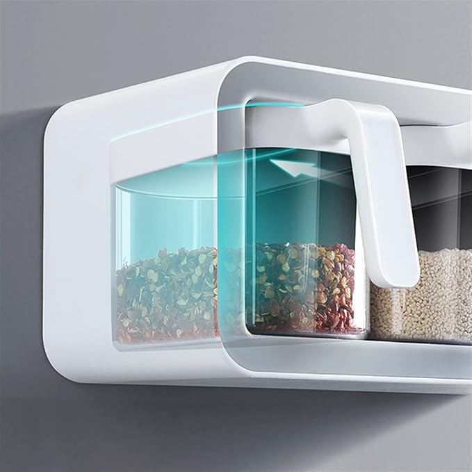Wall Mounted Spice Rack Set