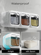 Wall Mounted Spice Rack Set