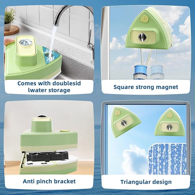 Double-Sided Magnetic Window Cleaner