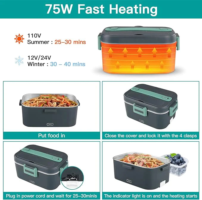 ELECTRIC HEATED LUNCH BOX