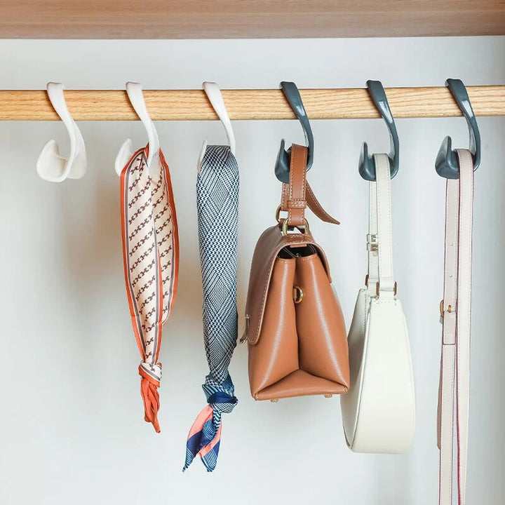 Bag Organizer with Anti-Damage Hanging Hooks - 6 pcs