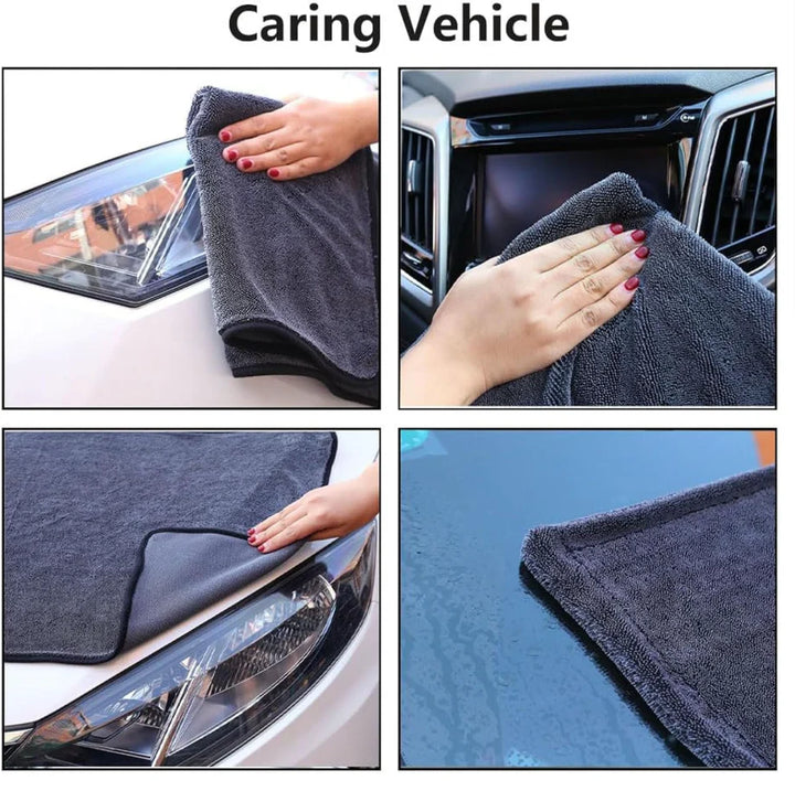 Fiber Car Towel - Set of 3 Pieces