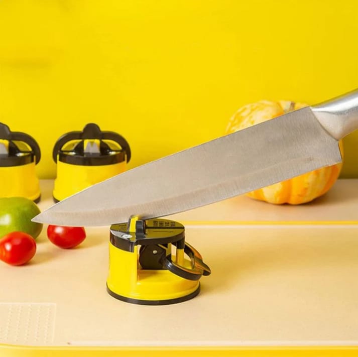 Knife Sharpener with Suction Base