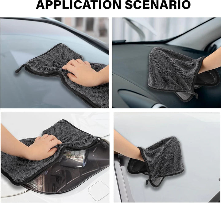 Fiber Car Towel - Set of 3 Pieces