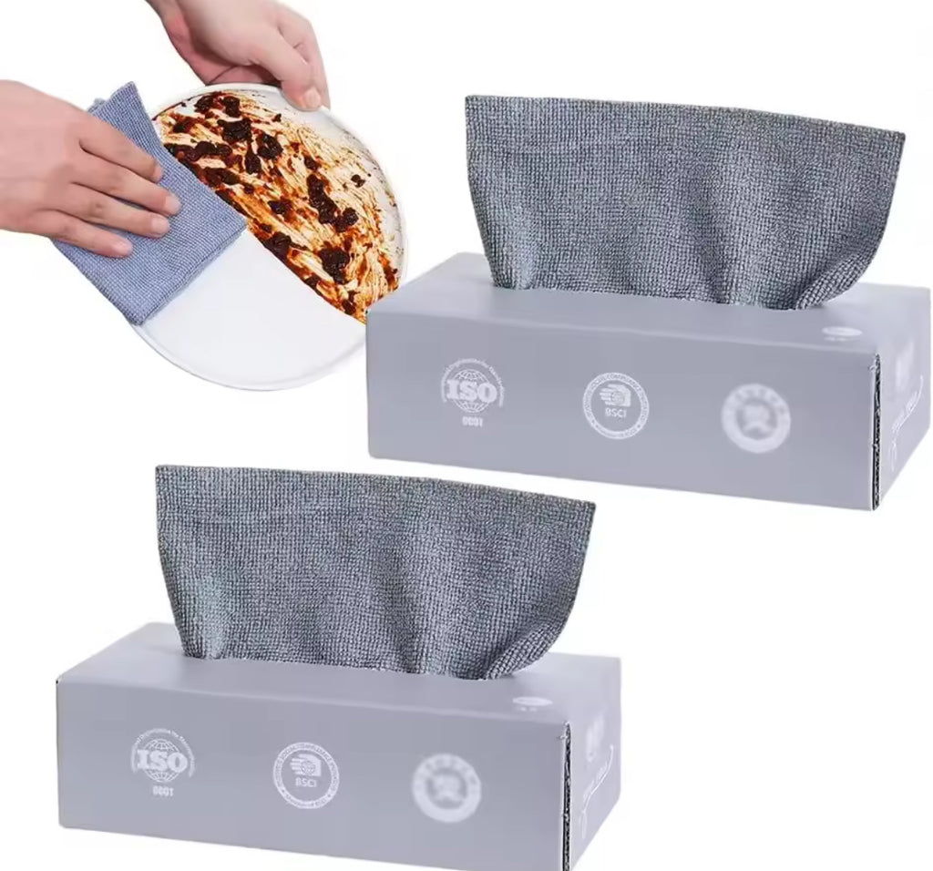 REUSABLE MAGIC MULTI-FUNCTIONAL CLEANING WIPE ( white color )