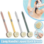 CLEARANCE SALE - Long Handle Liquid Bath Brush (mixed color)