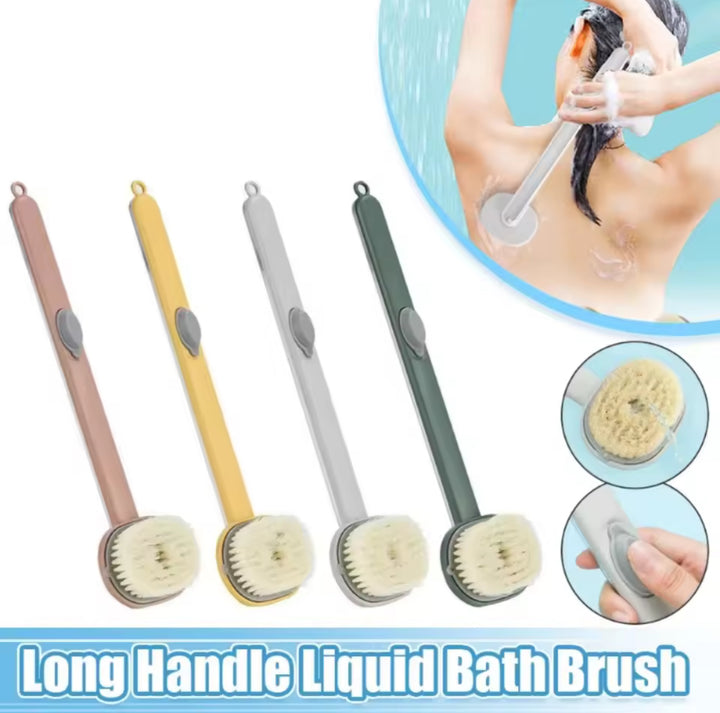 CLEARANCE SALE - Long Handle Liquid Bath Brush (mixed color)