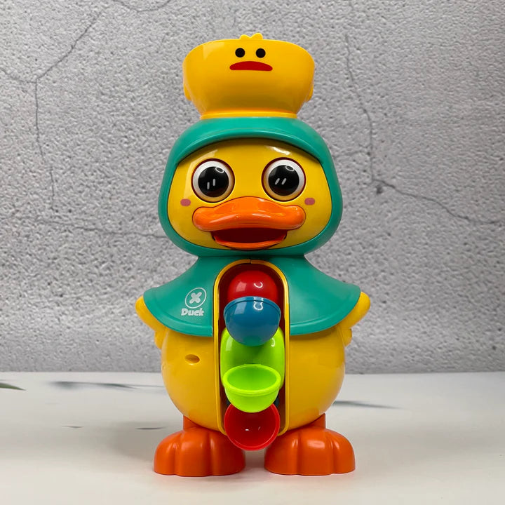 Cute Duck Water Wheel Bath Toy For Baby