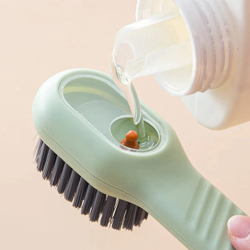Multifunctional Scrubbing Brush With Soap Dispenser