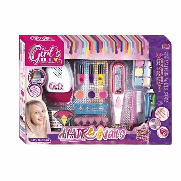 Creative Hair and Nail Art Set