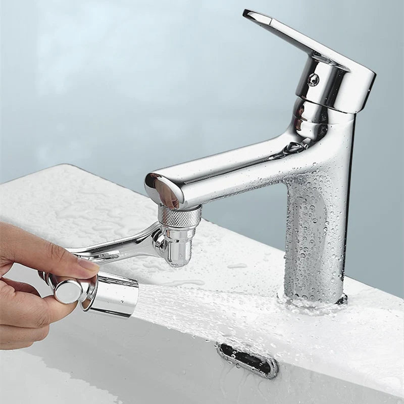 1080° Faucet Robot Arm: Dual Effluent Sprayer