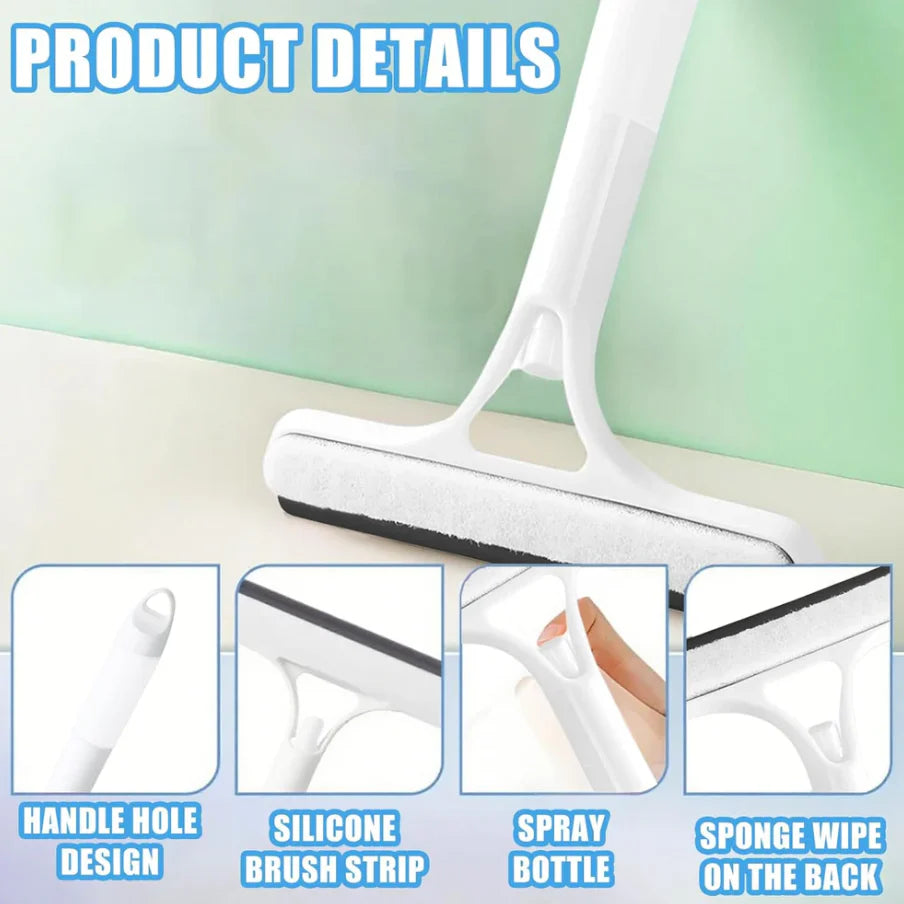 3-in-1 Spray Window & Mirror Squeegee