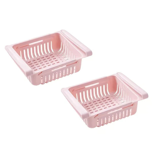 Refrigerator storage basket rack Set of 4 pieces
