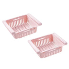 Refrigerator storage basket rack Set of 4 pieces