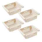 Refrigerator storage basket rack Set of 4 pieces