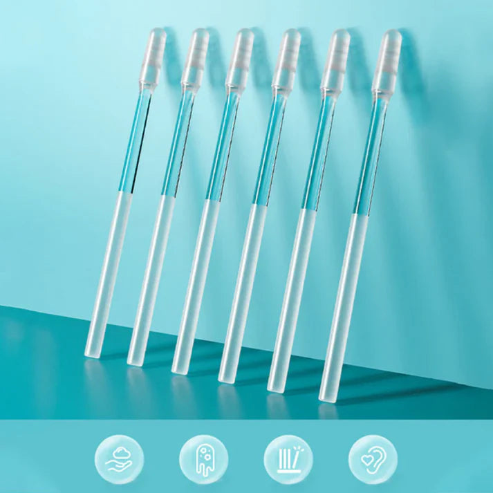 Reusable Earwax Removal Adhesive Swabs 24pcs Pack