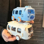 Portable Water Cup in Bus Shape with Strap 16.9 Oz
