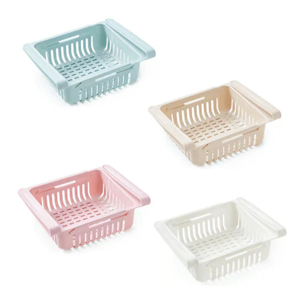 Refrigerator storage basket rack Set of 4 pieces