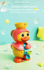 Cute Duck Water Wheel Bath Toy For Baby