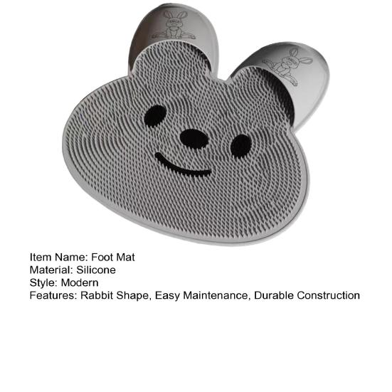 Anti Slip Rabbit Bathroom Shower Mat