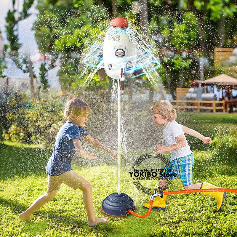 Hydro Launch Water Sprinkler Rocket Toy For Kids