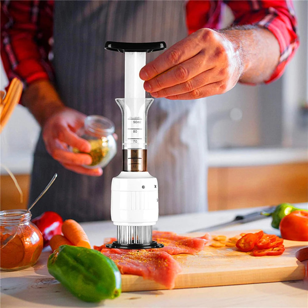 2 in 1 Meat Marinade Injector