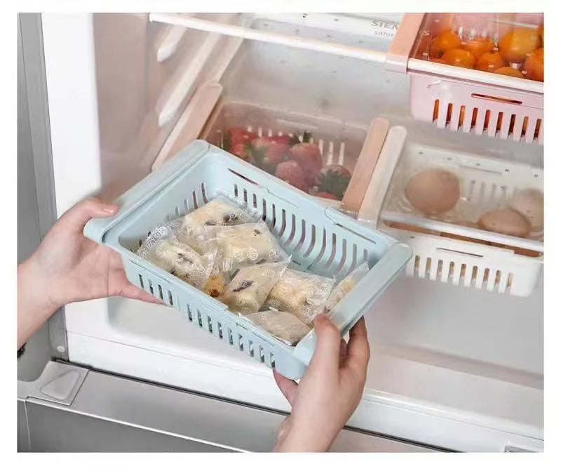 Refrigerator storage basket rack Set of 4 pieces