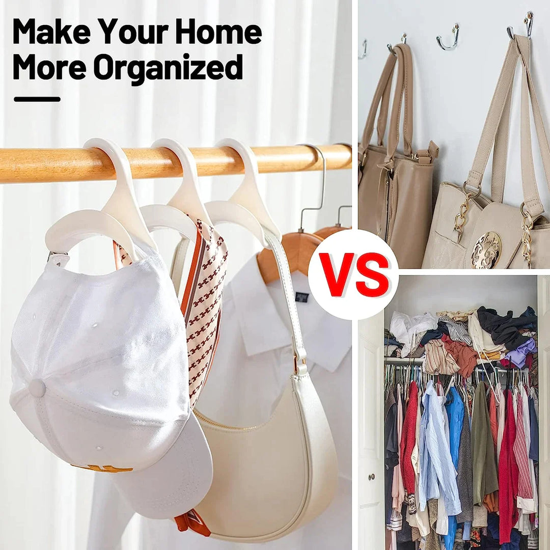 Bag Organizer with Anti-Damage Hanging Hooks - 6 pcs