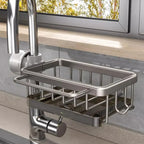 Sink Caddy Sponge Holder Hanging Faucet Drain Rack (Mixed color)