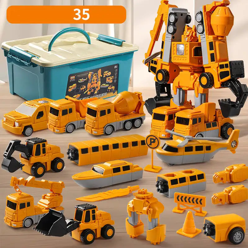 Magic Magnet Engineering Car Set