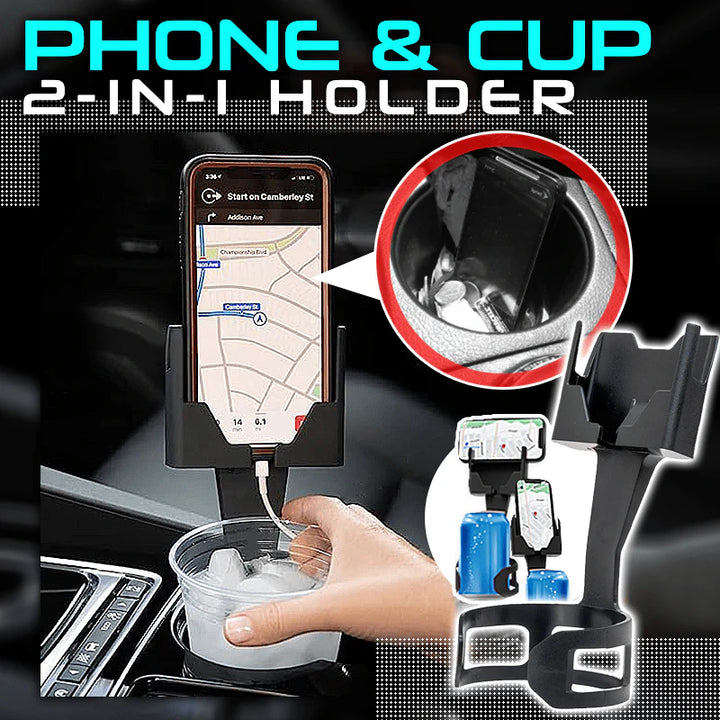 2024 NEW Car Phone and Cup Holder