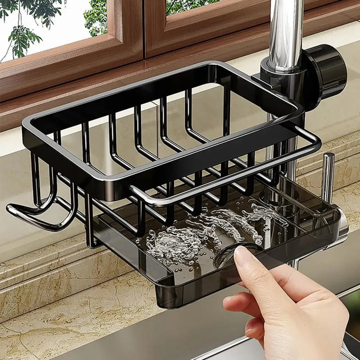 Sink Caddy Sponge Holder Hanging Faucet Drain Rack (Mixed color)