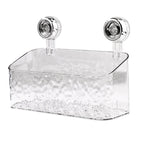 CLEARANCE SALE - No-Drill Clear Wall Caddy: Suction Cup Storage Innovation