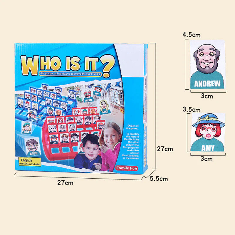 Who Is It? Guess Who I Am Children Educational Toys